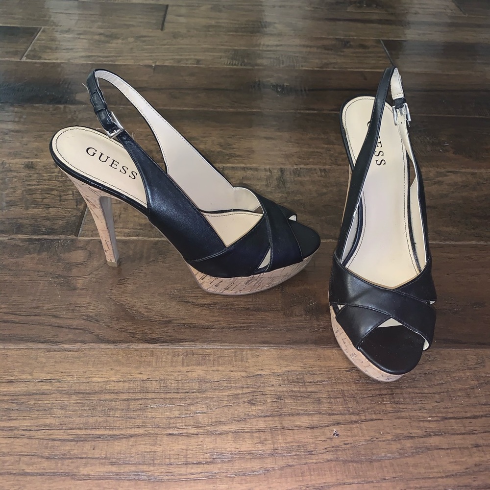 Guess platform heels